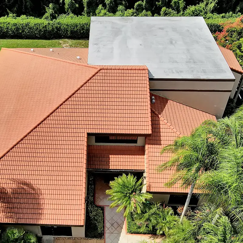 multi-family tile roof