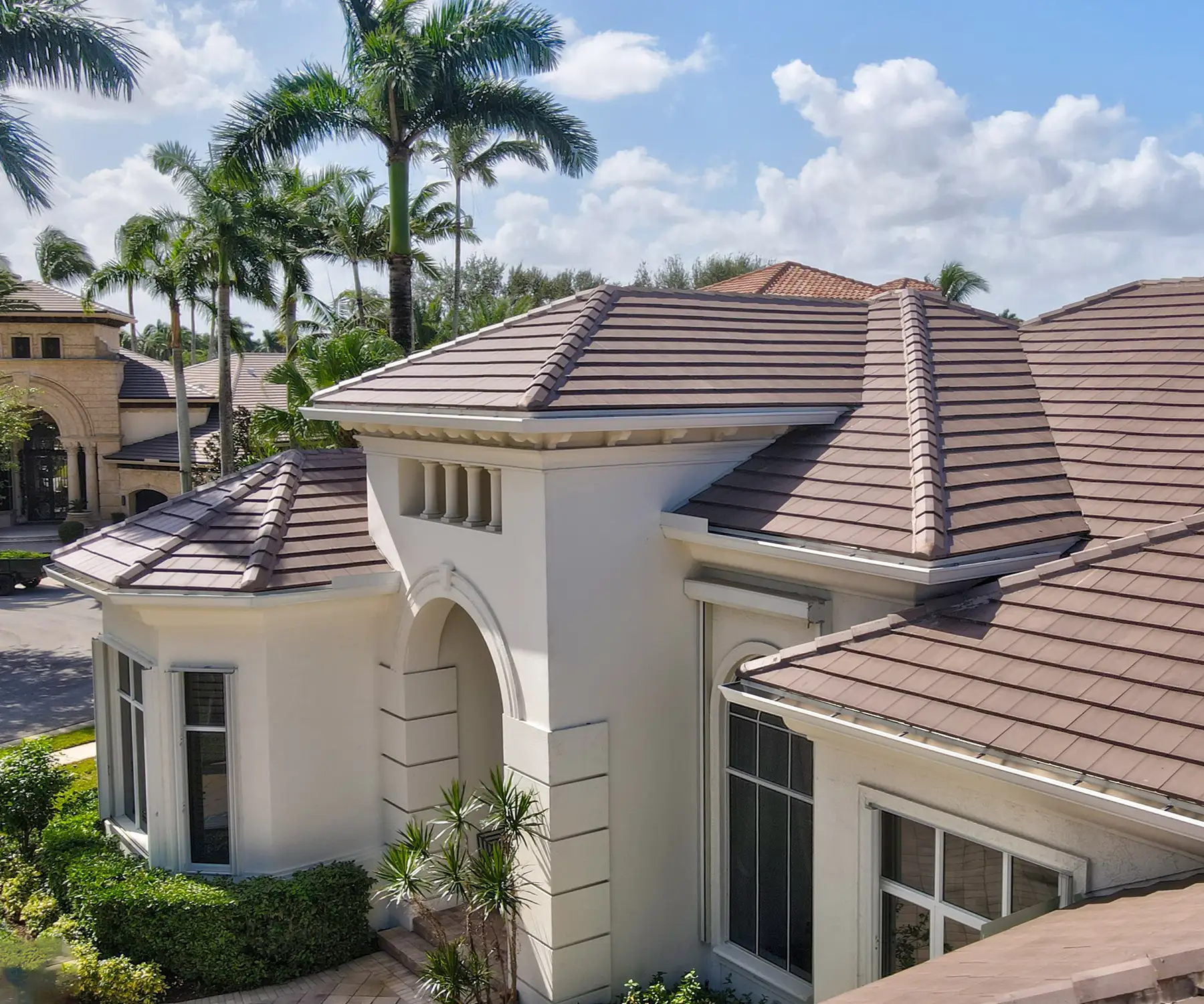 New Roof on luxury home